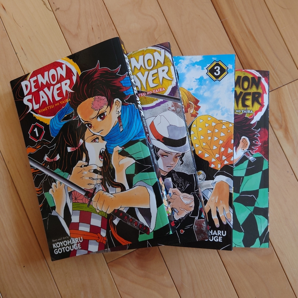 MANGA Demon Slayer vol 1-4